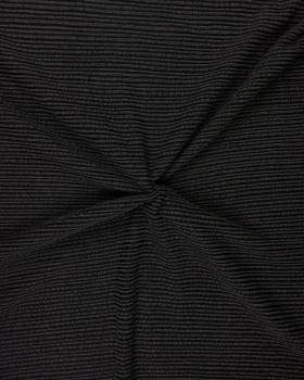 Viscose Structurée Noir - Tissushop